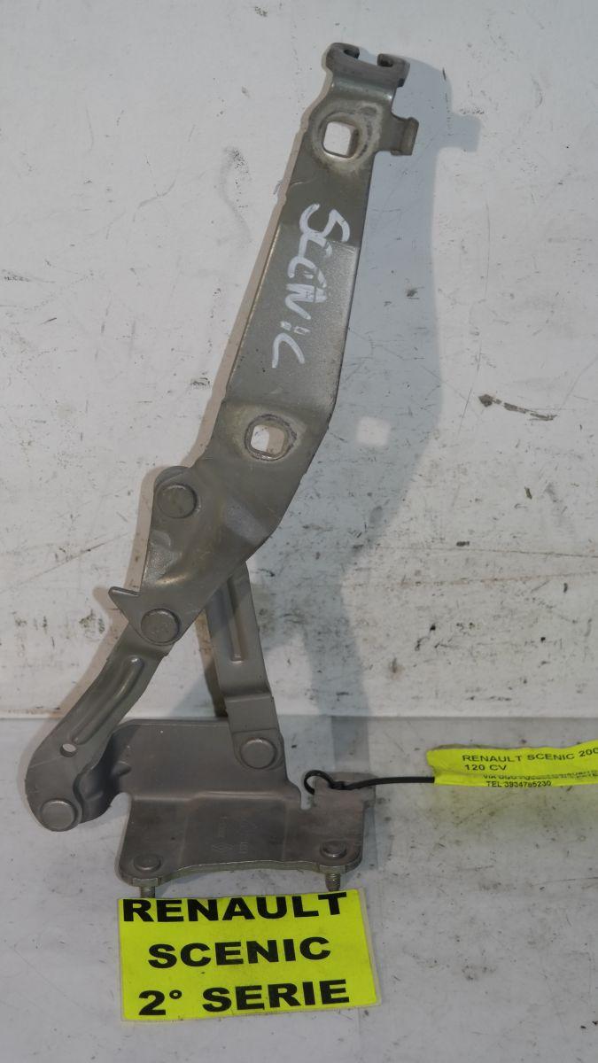 RENAULT SCENIC 2a SERIE CERNIERA COFANO