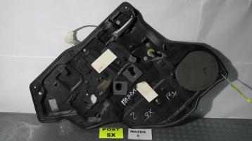 Mazda 2 pannello portiera e alzavetro manuale posteriore sx