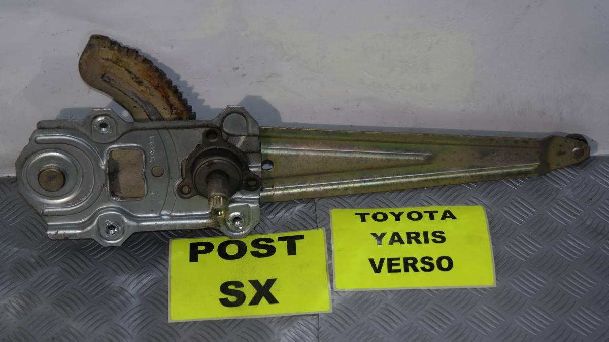 Toyota yaris verso alzavetro manuale posteriore sx