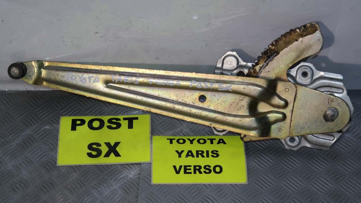 Toyota yaris verso alzavetro manuale posteriore sx