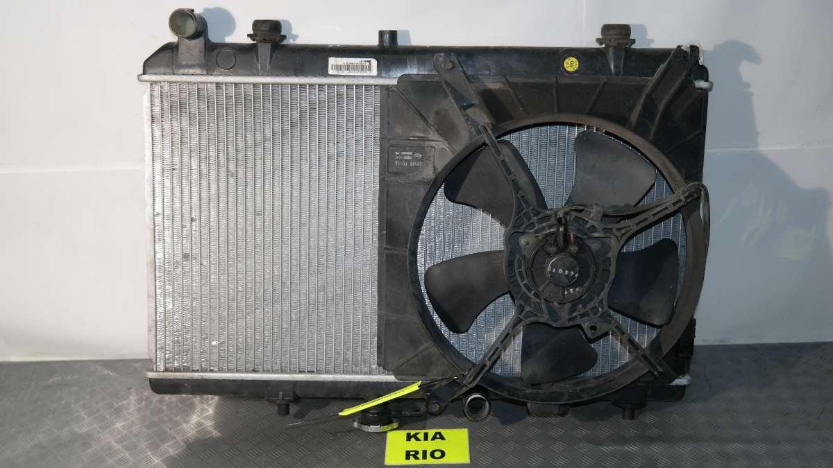 Kia rio 1300 bz radiatore acqua e ventola