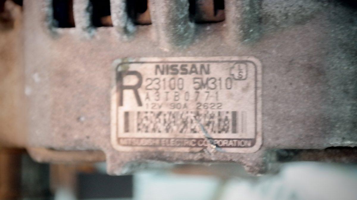 Nissan x-trail 2200 dci codice a3tb0771 alternatore