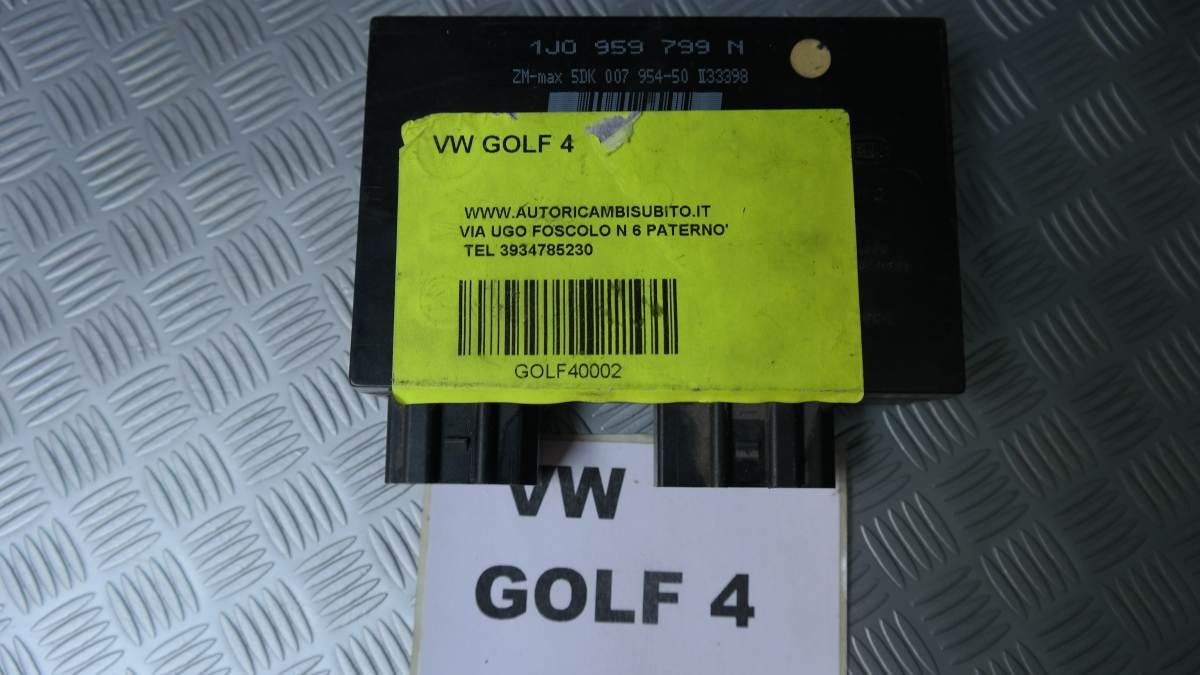 Vw golf 4 1900 tdi 1j0959799n centralina hella