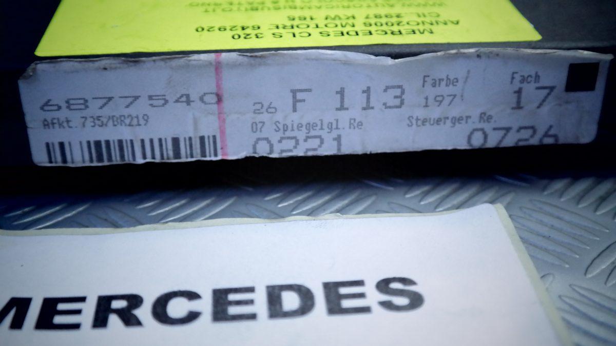 Mercedes cls 320 2198201226 centralina portiera ant dx