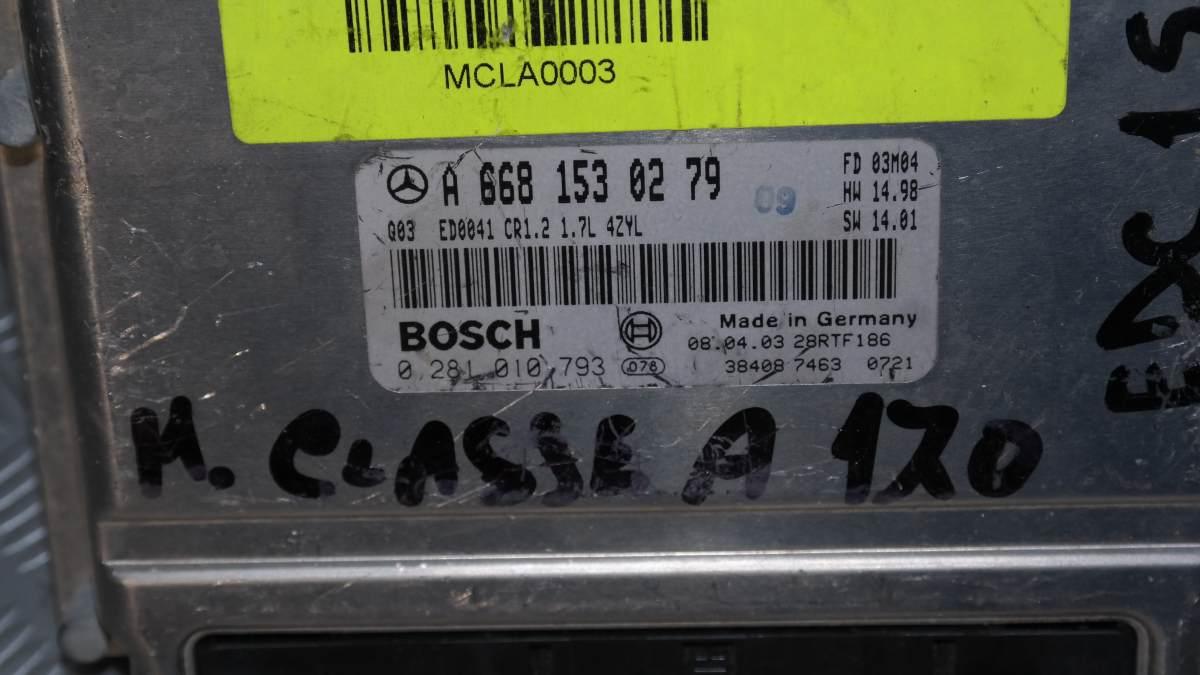 Mercedes classe a 0281010793 centralina motore
