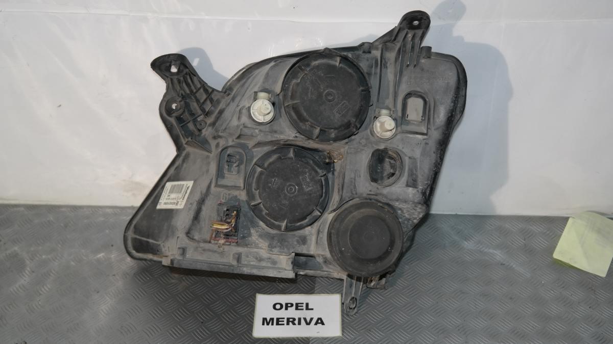 Opel meriva faro dx valeo codice 89308560 / 93321053