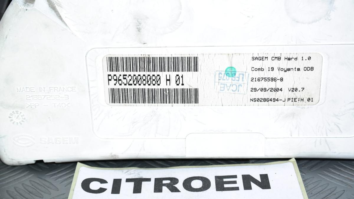 CITROEN C2 1400 HDI CONTAKM SAGEM COD: p9652008080h01