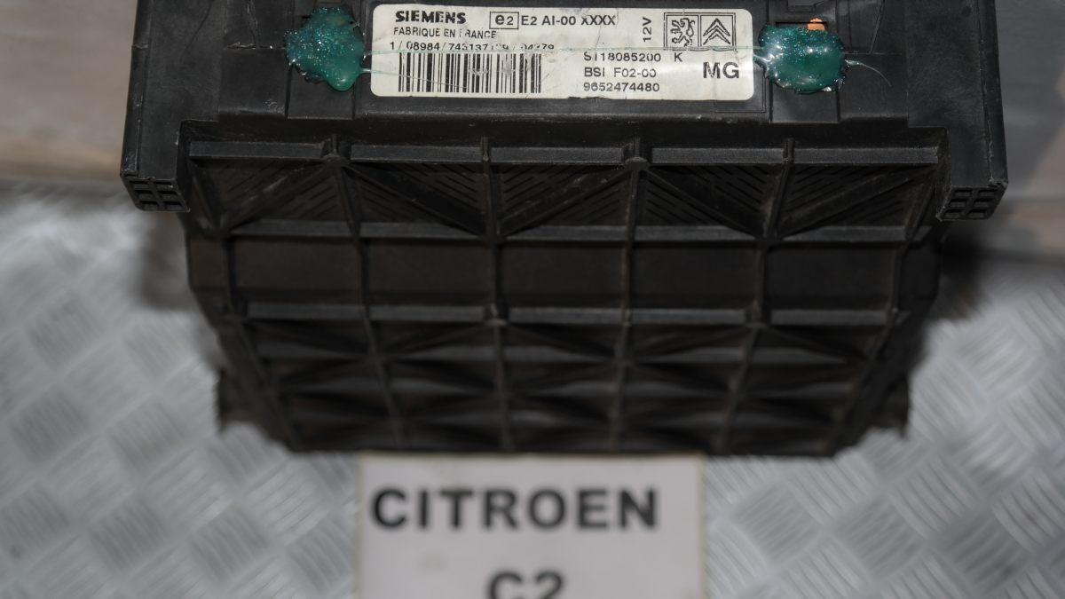 Citroen c2 1400 hdi s118085200 body computer siemens