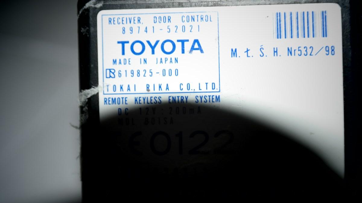 Toyota yaris 8974152021 unita' di ricezione porta di contr