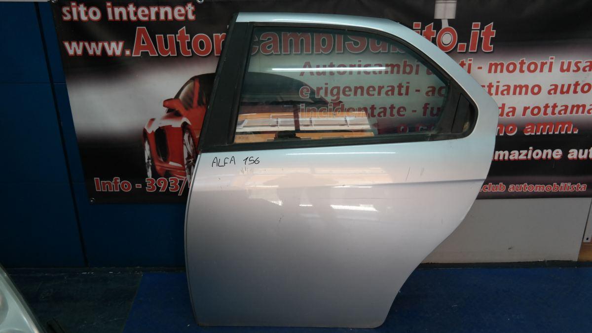 Alfa romeo 156 dal 1998 al 2002 portiera posteriore sx