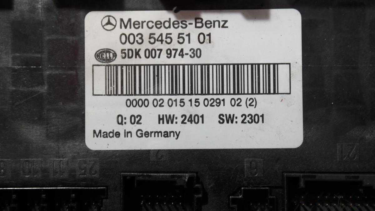 Mercedes classe c dal 2003 al 2007 modulo fusibili