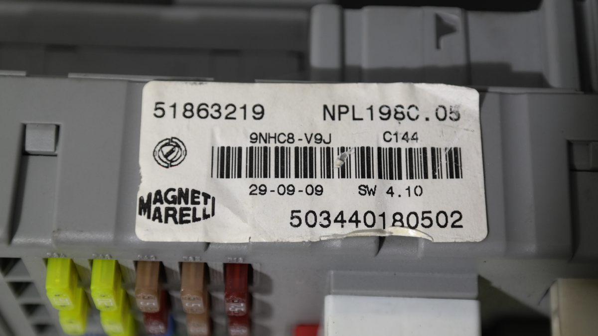 Fiat bravo body comp 51863219 / npl198c05 magneti marelli