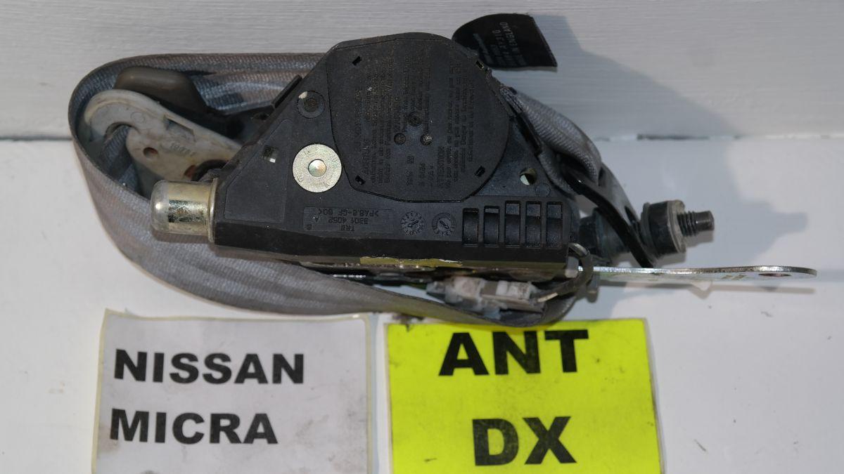 Nissan micra dal 2003 al 2008 cintura di sicurezza ant dx