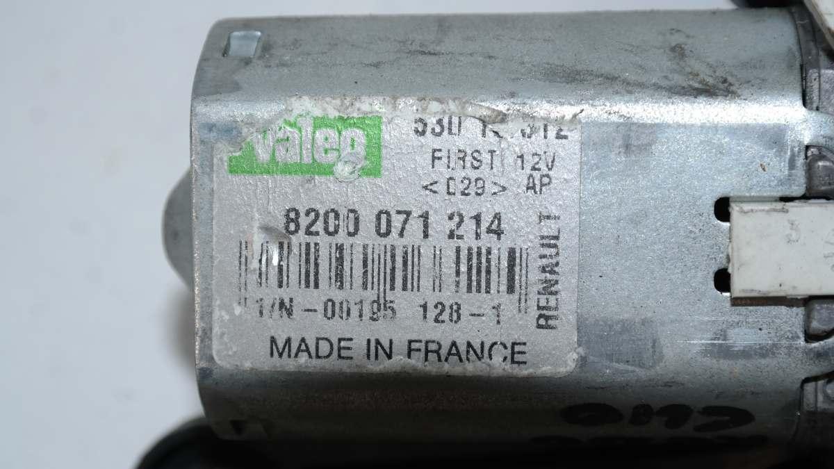 Renault clio 8200071214 motorino tergicr post valeo