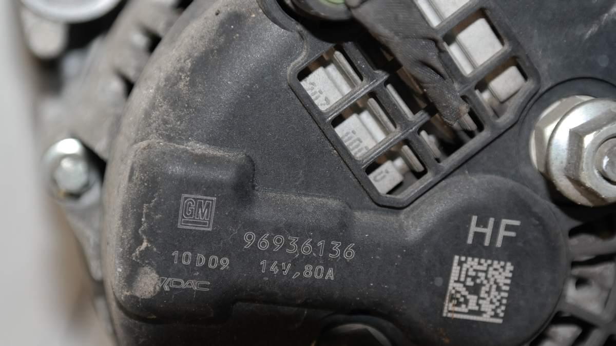 Chevrolet aveo 1200 bz gpl 96936136 alternatore gm