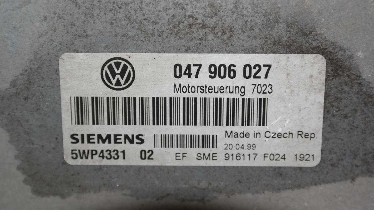 Vw lupo 047906027 5wp4331 centralina motore siemens