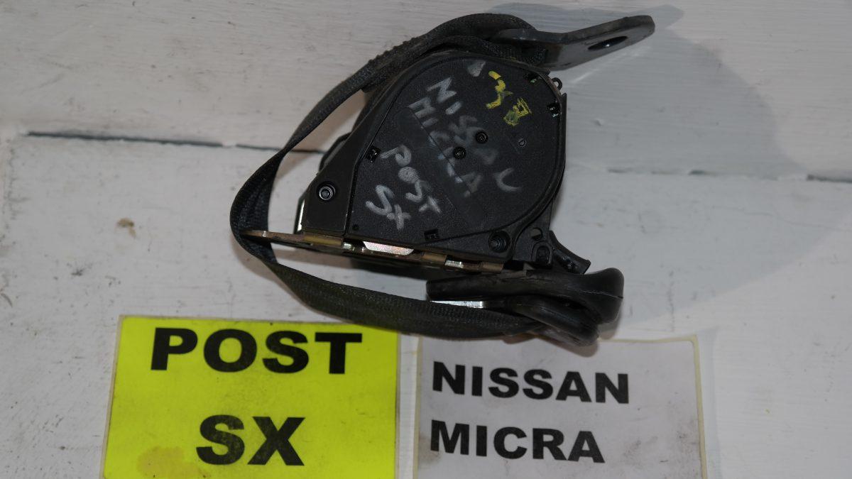 Nissan micra dal 2003 al 2008 cintura di sicurezza post sx