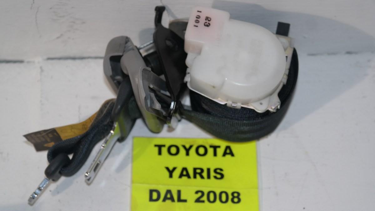 Toyota yaris dal 2006 al 2011 cintura di sicurezza post centrale