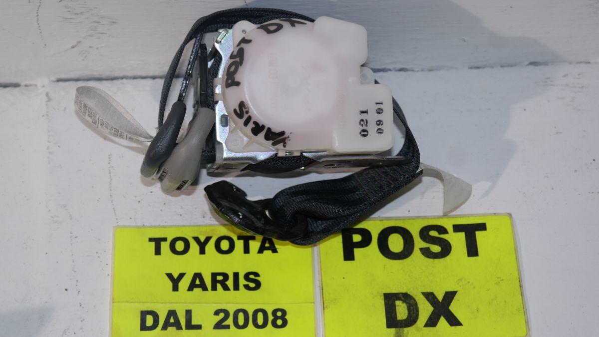 Toyota yaris dal 2006 al 2011 cintura di sicurezza post dx