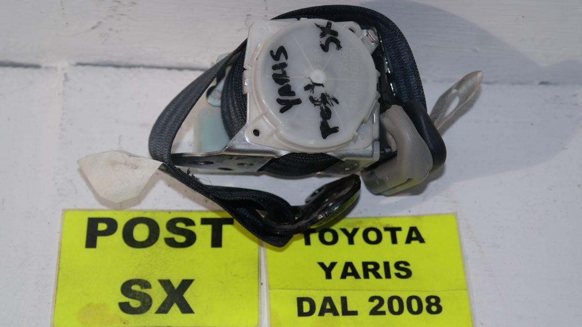 Toyota yaris dal 2006 al 2011 cintura di sicurezza post sx