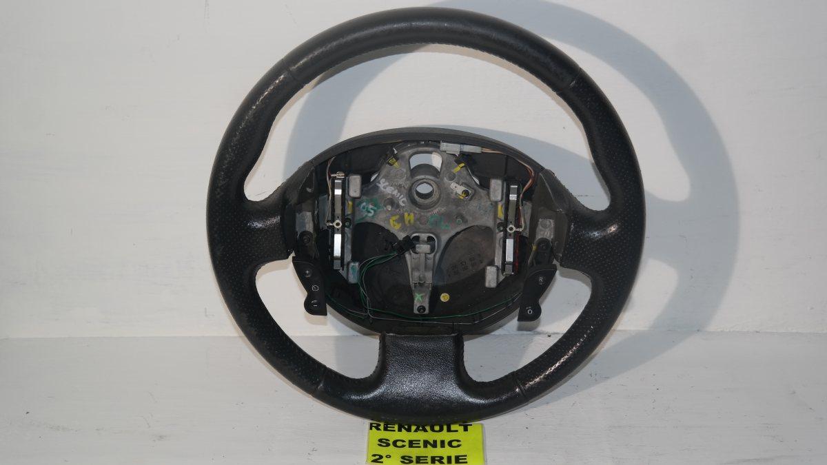 RENAULT SCENIC 2a SERIE VOLANTE CON COMANDI UN PO USURATO