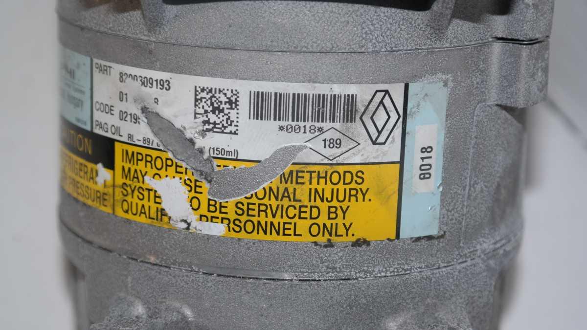 Renault scenic 8200309193 compressore aria condiz
