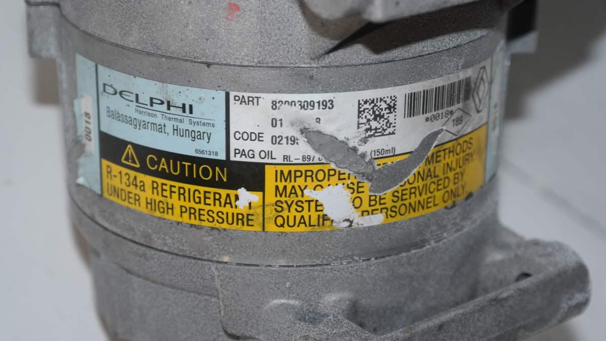 Renault scenic 8200309193 compressore aria condiz