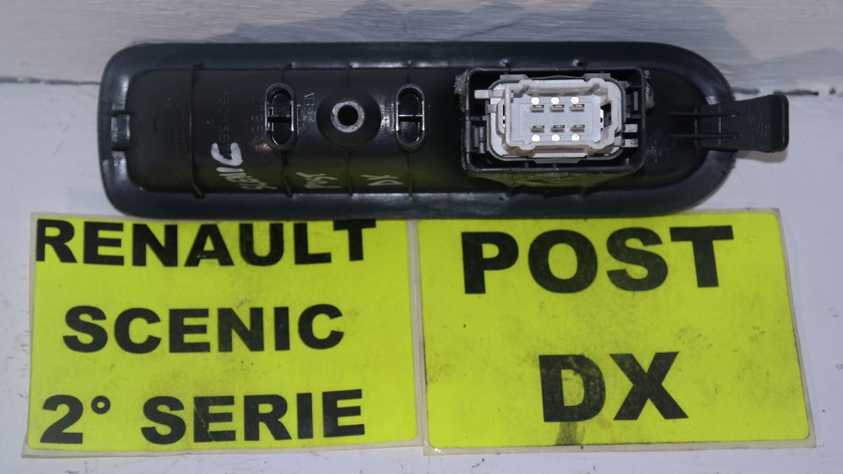 RENAULT SCENIC 2a SERIE PULSANTE ALZAVETRO POSTERIORE DX
