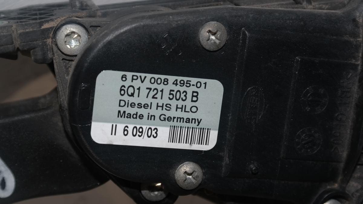 Vw polo 1400 tdi 6q1721503b pedale acceleratore