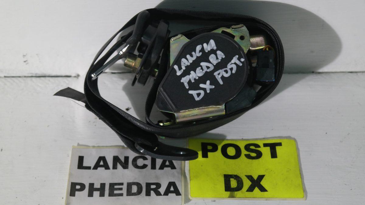 Lancia phedra dal 2002 al 2010 cintura di sicurezza post dx