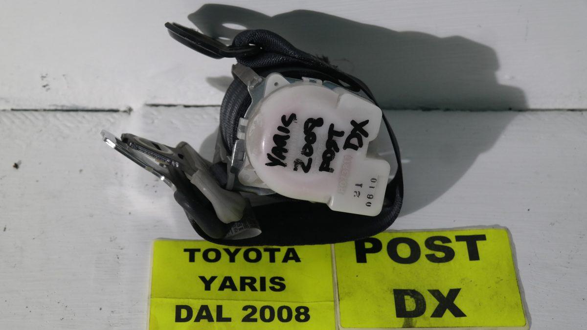 Toyota yaris dal 2006 al 2011 cintura di sicurezza post dx