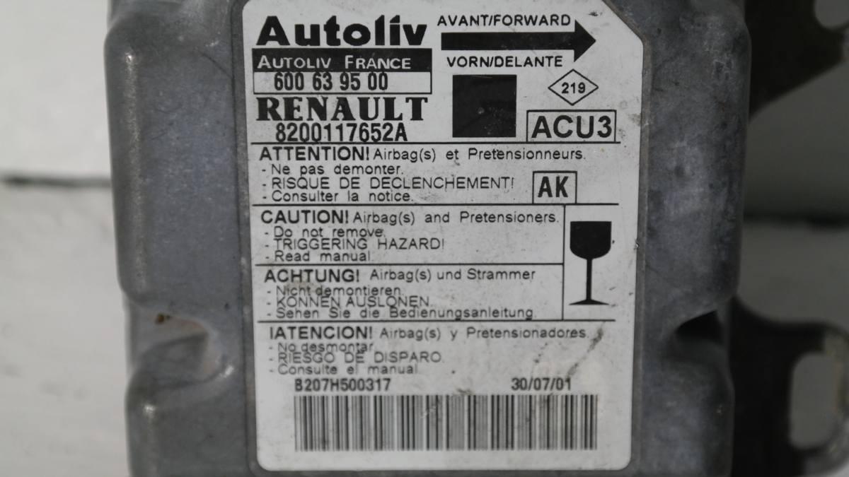 RENAULT SCENIC 1a SERIE 600639500 CENTRALINA AIRBAG