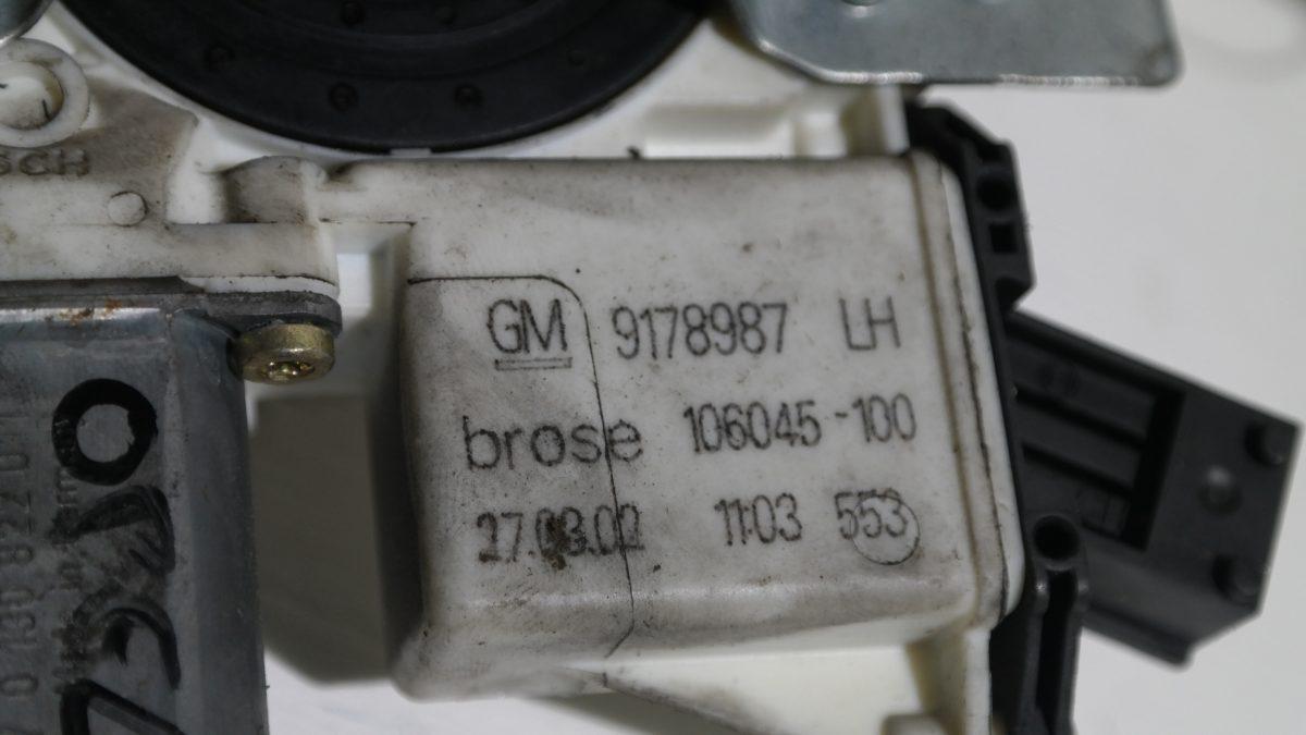 Opel vectra 9178987 alzavetro elettrico anteriore sx