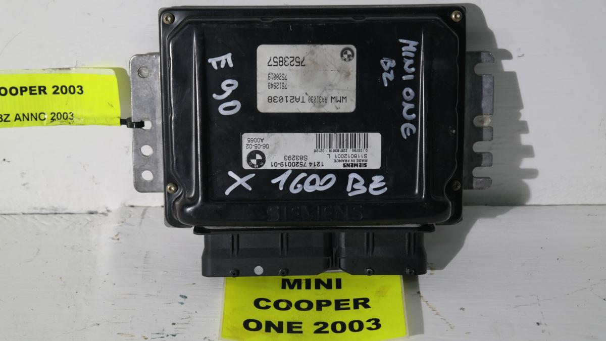 Mini cooper one 1600 bz s83293 centralina motore siemens