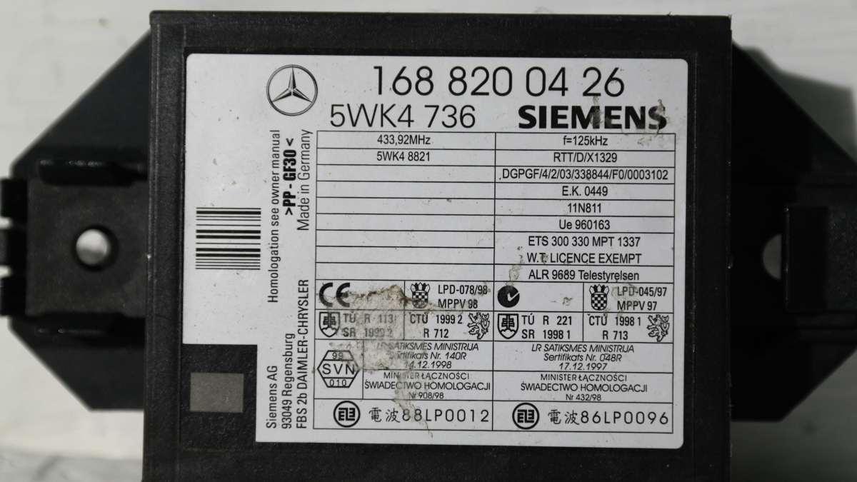 Mercedes classe a 1688200426 immobilizzatore chiave