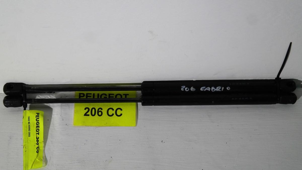 Peugeot 206 cc dal 2000 al 2007 pistoncini cofano