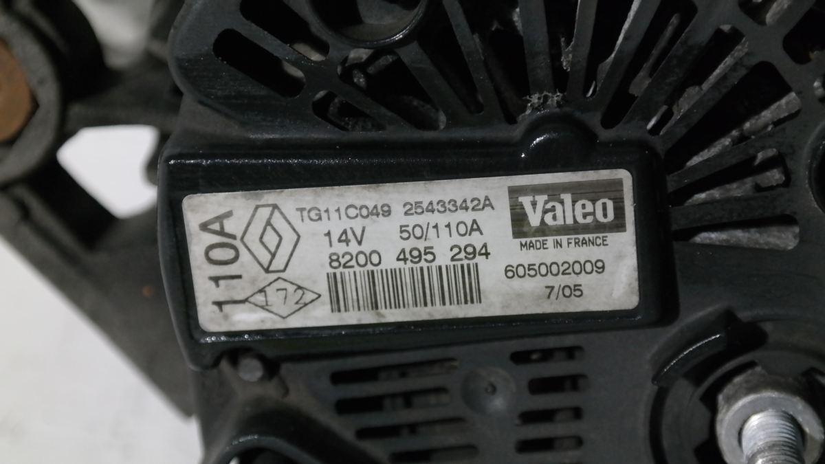Renault scenic 1900 dci 8200495294 alternatore valeo