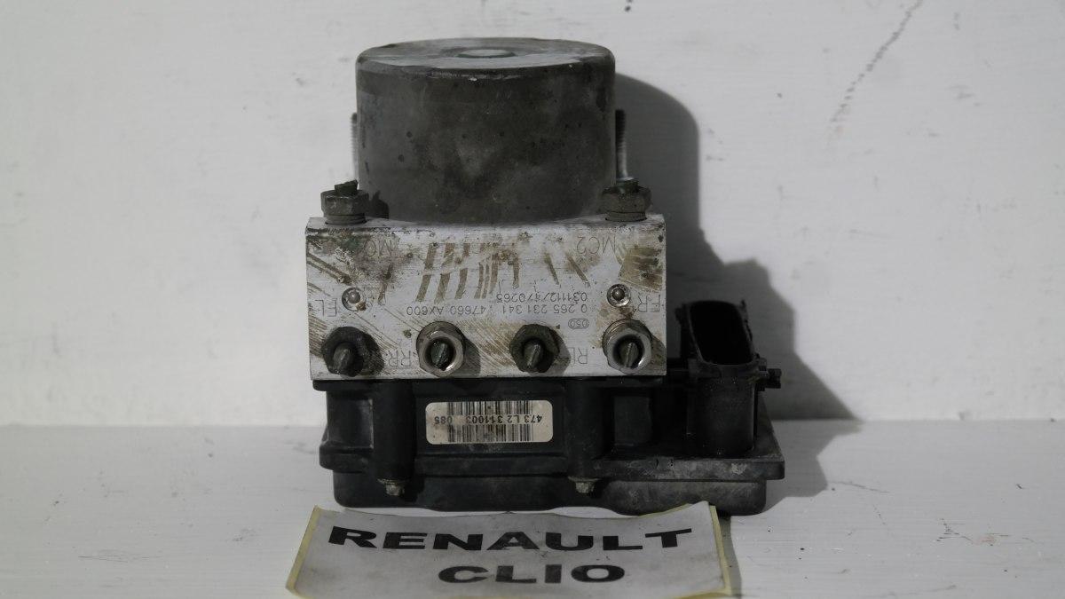 Renault clio 0265231341 / 47660ax600 centralina abs bosch