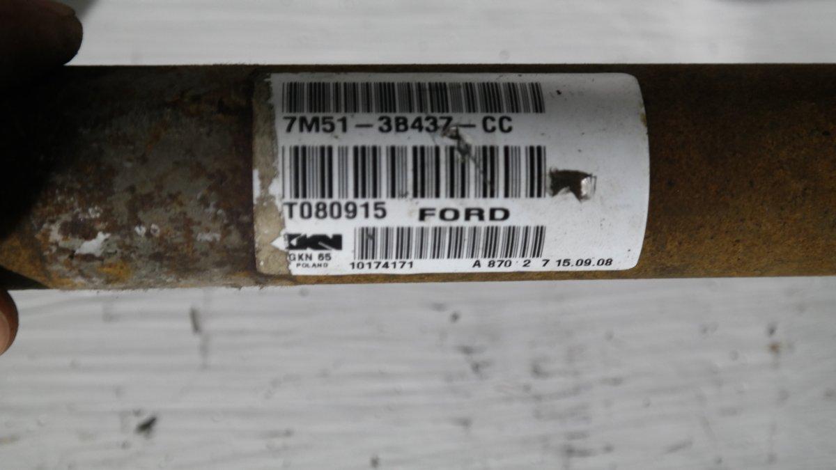 Ford focus t080915 7m513b437cc semiasse corto sx