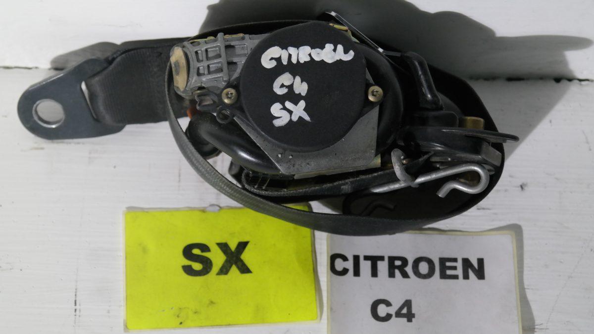 Citroen c4 dal 2004 al 2009 96527697xx cintura di sicurezza sx