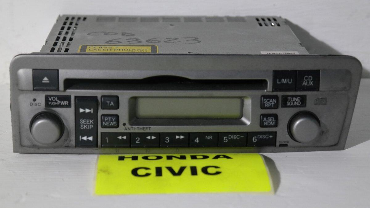39101s5sb310m1 honda civic autoradio con codice