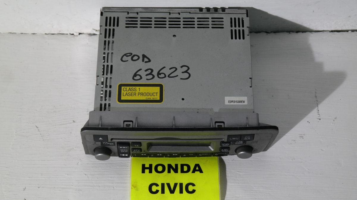 39101s5sb310m1 honda civic autoradio con codice