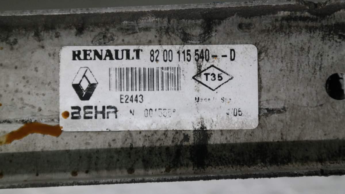 8200115540 RENAULT SCENIC 2a SERIE 1900 DCI INTERCOOLER