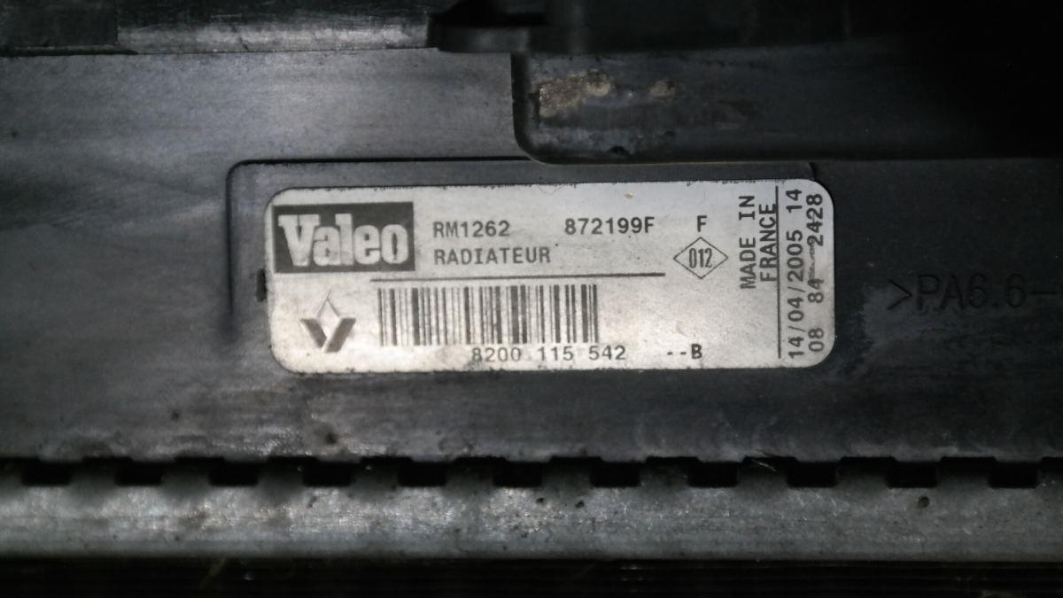 820011554  2 RENAULT SCENIC 2a SERIE 1900 DCI RADIATORE ACQUA