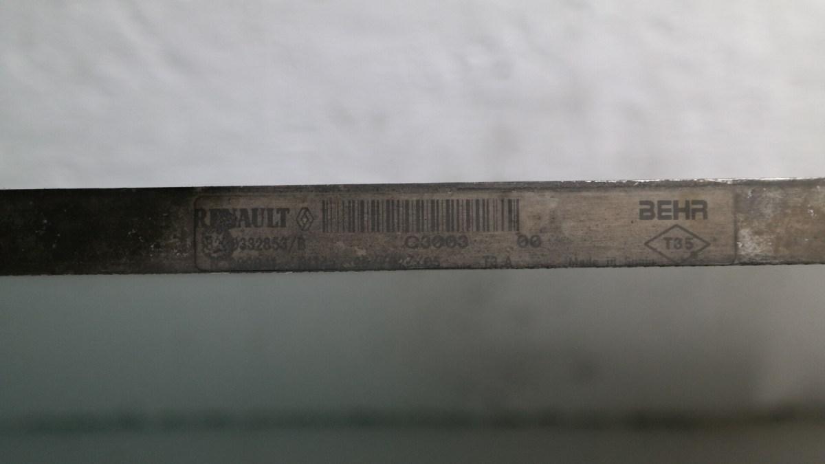 8200332853 renault velsatis 2200dci radiatore aria condizionata