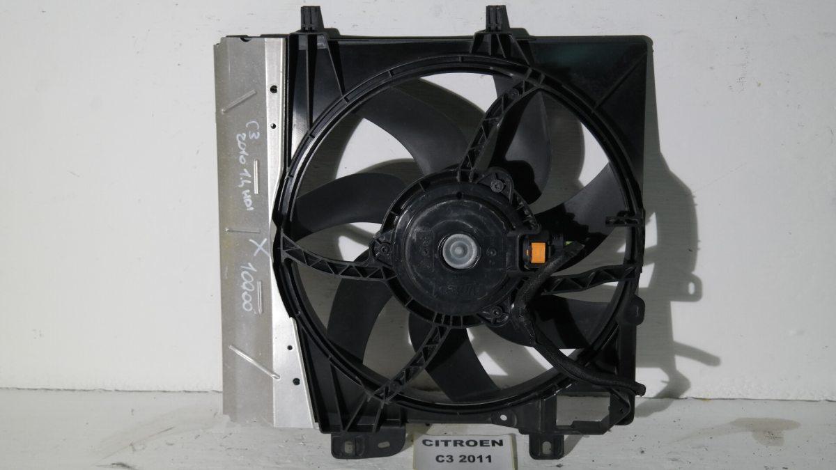 9812028580 citroen c3 dal 2010 1400 hdi ventola motore