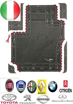 Tappetini universali in moquette trial fiat lancia  alfa