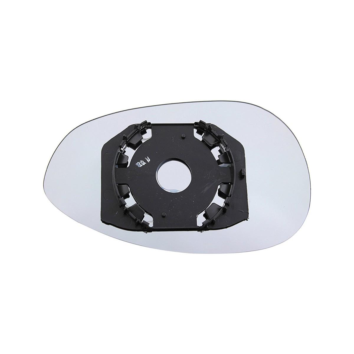 Vetro specchio dx  con piastra fiat grande punto fiat 500