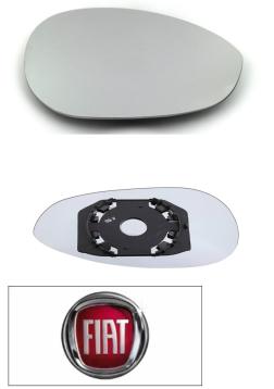 Vetro specchio dx  con piastra fiat grande punto fiat 500