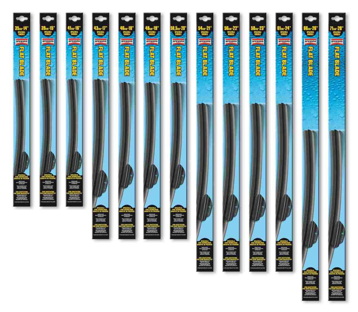 Aerotwin arexon spazzola flat blade alta qualita' cm46